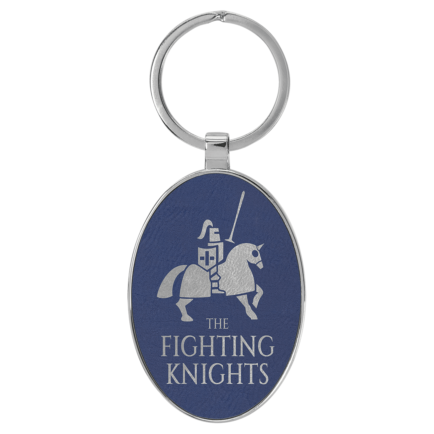 Metal Leather Keychain