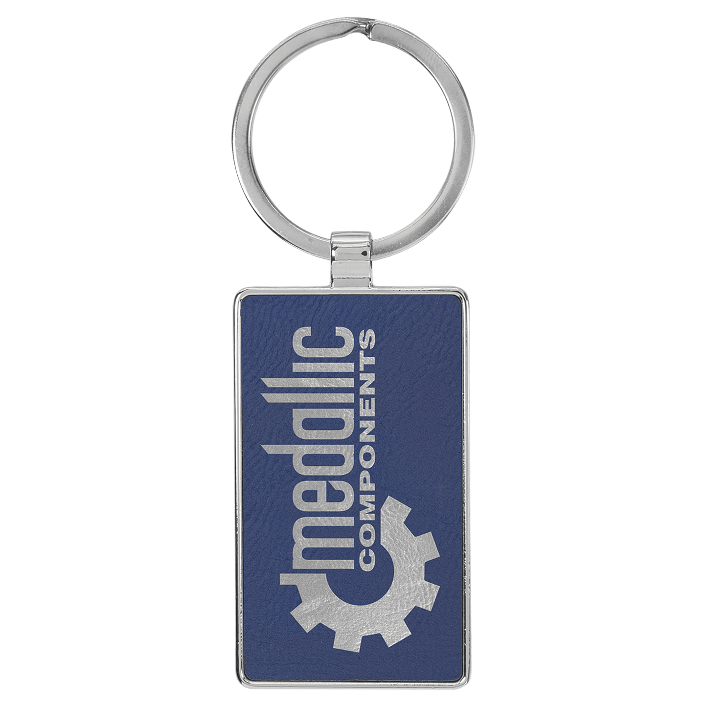 Metal Leather Keychain