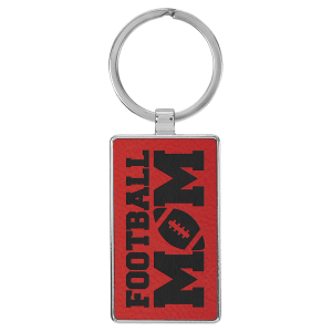 Metal Leather Keychain