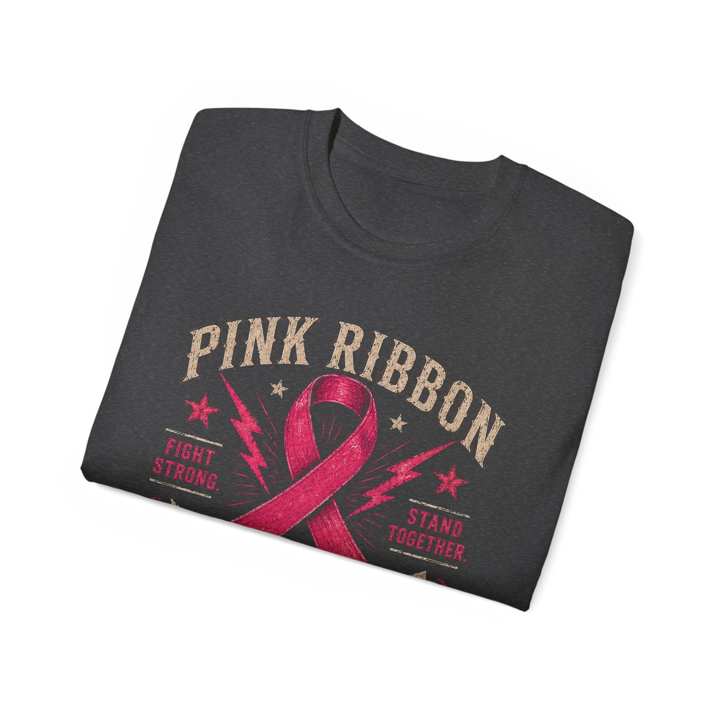 Pink Ribbon Renegade Tee — Breast Cancer Awareness Support T-Shirt