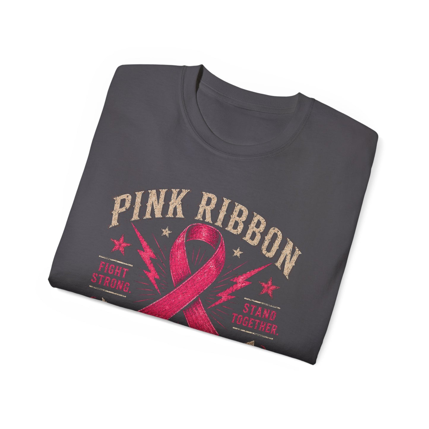 Pink Ribbon Renegade Tee — Breast Cancer Awareness Support T-Shirt
