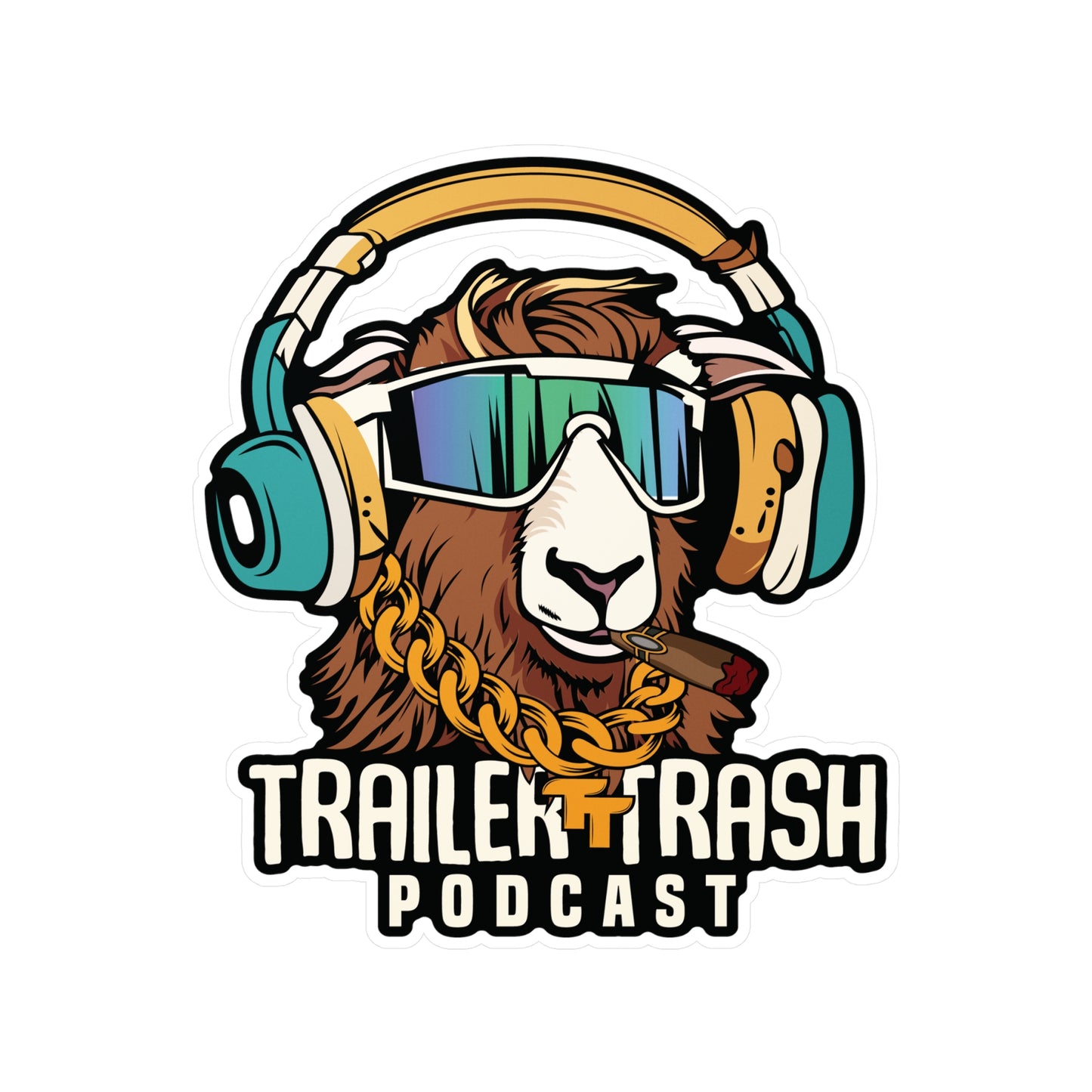 Vinyl Decal Sticker - Support the Trailer Trash Podcast