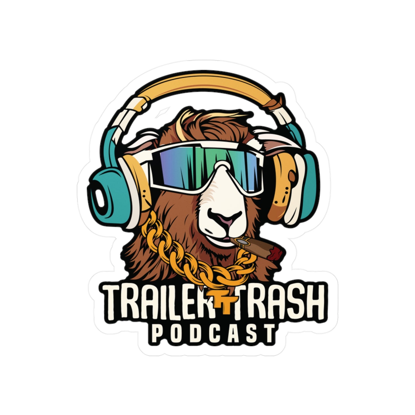 Vinyl Decal Sticker - Support the Trailer Trash Podcast