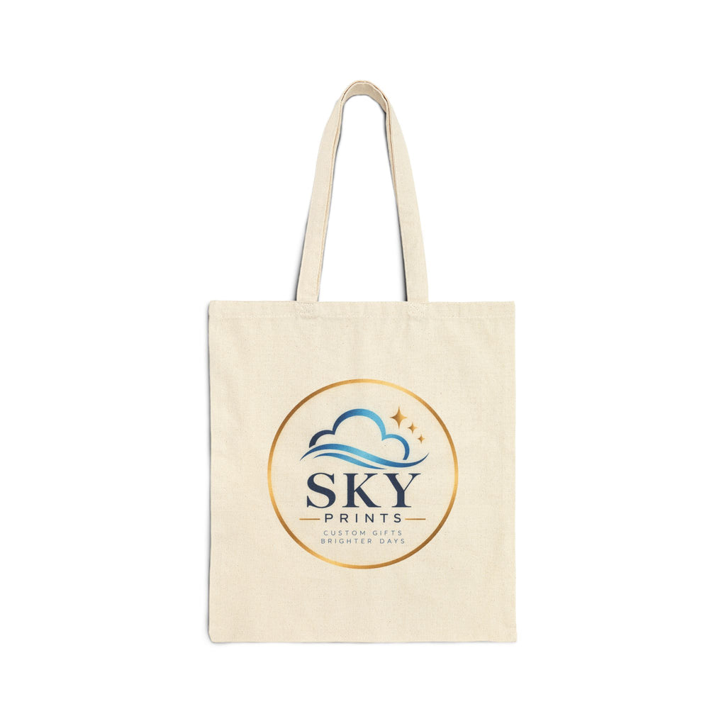 Personalized Cotton Canvas Tote Bag — Upload Your Design