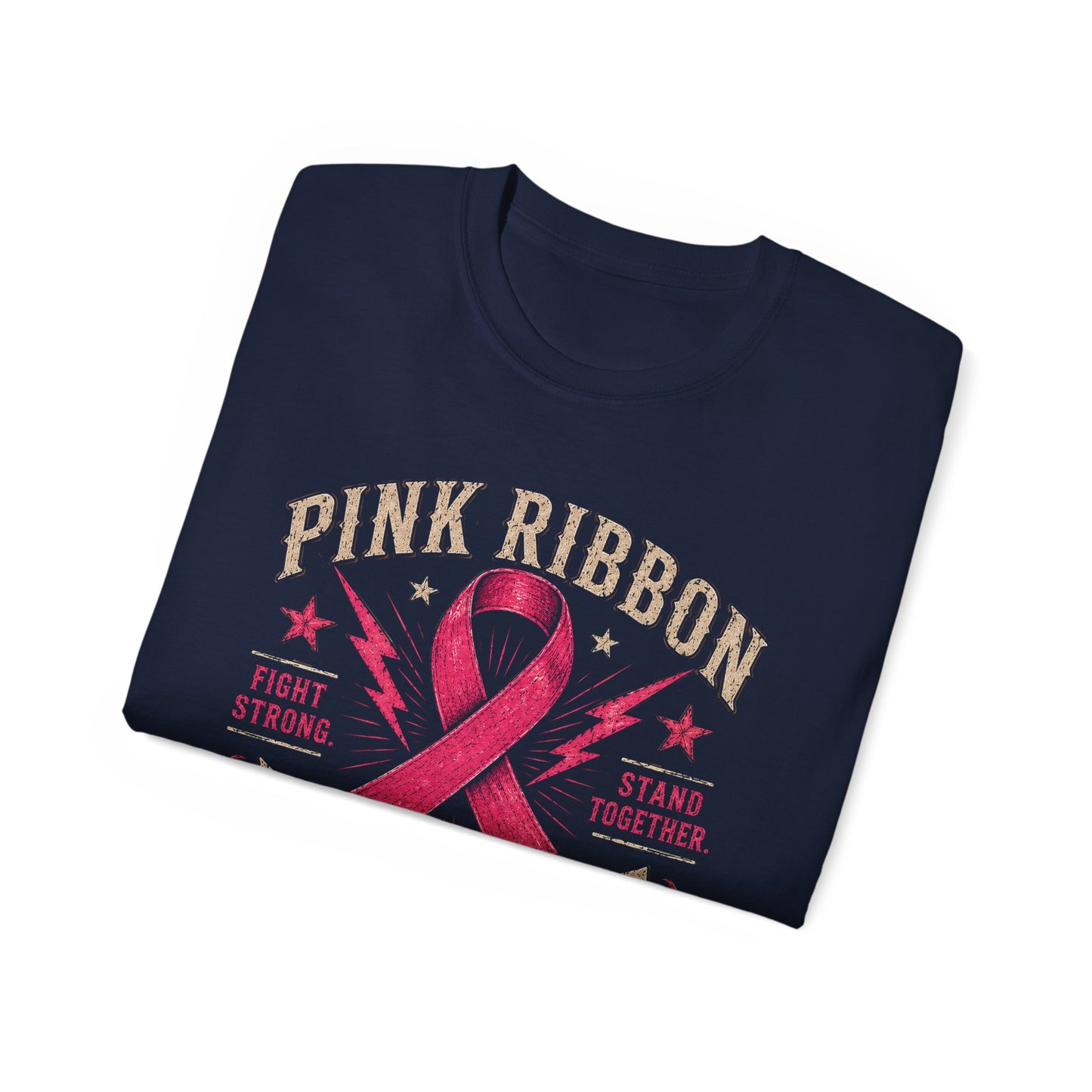 Pink Ribbon Renegade Tee — Breast Cancer Awareness Support T-Shirt