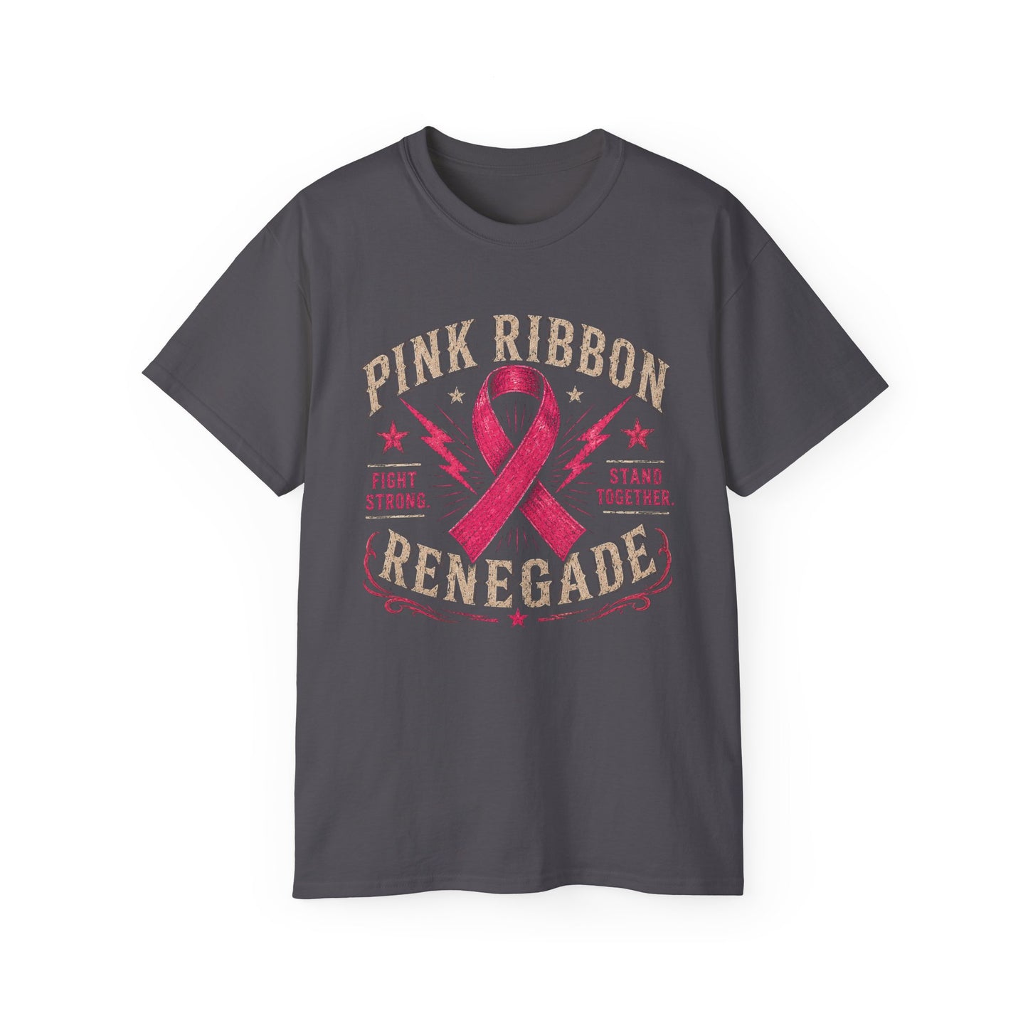Pink Ribbon Renegade Tee — Breast Cancer Awareness Support T-Shirt