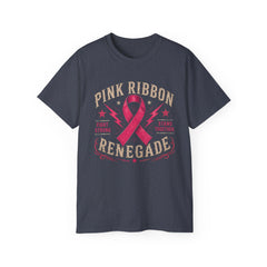 Pink Ribbon Renegade Tee — Breast Cancer Awareness Support T-Shirt