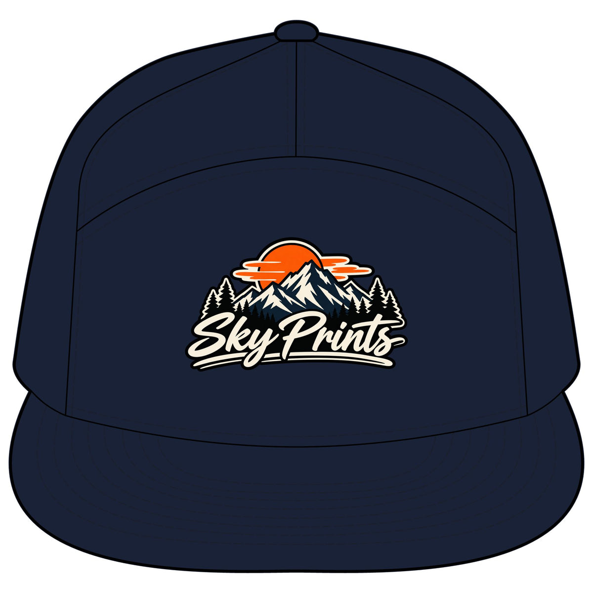 Custom Full-Color Richardson 168 7-Panel Trucker Hat — Upload Your Design
