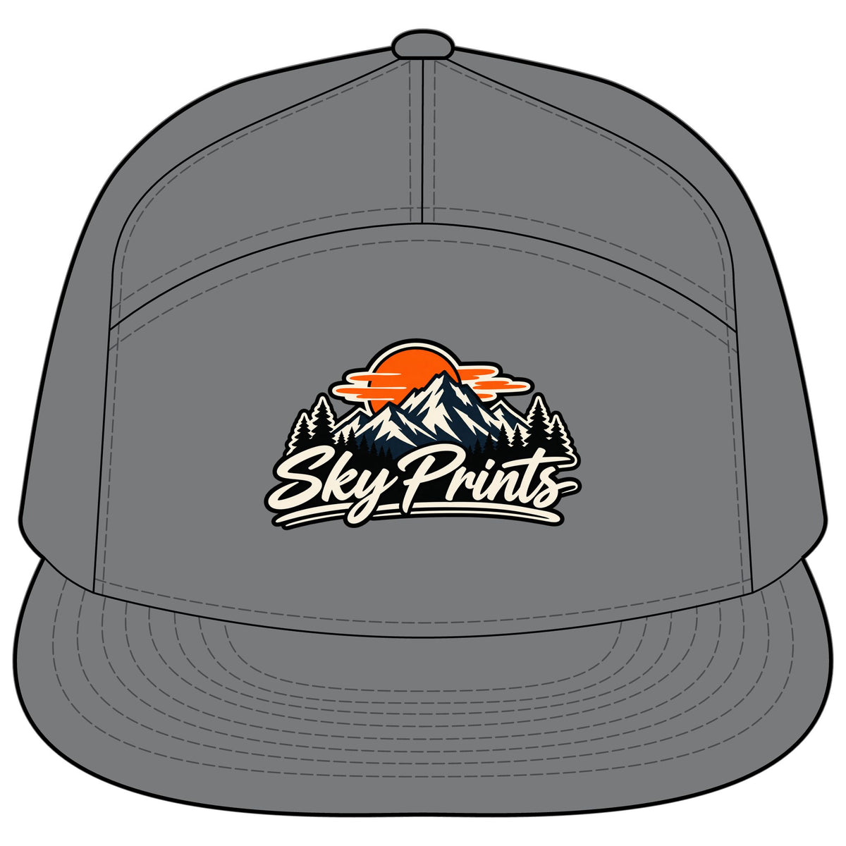 Custom Full-Color Richardson 168 7-Panel Trucker Hat — Upload Your Design