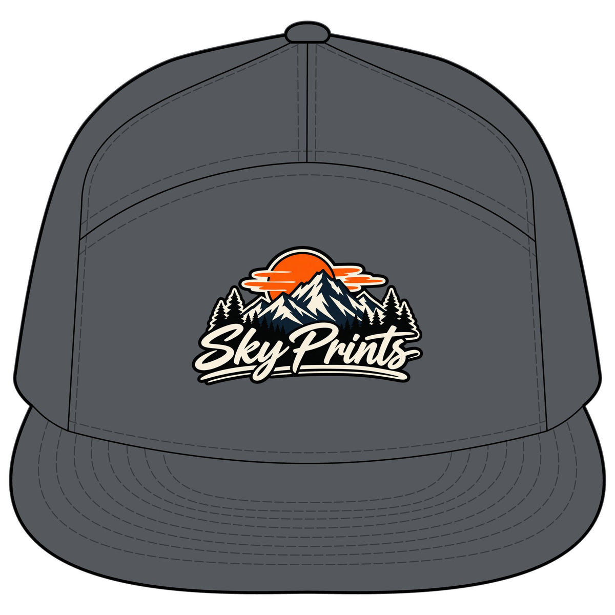 Custom Full-Color Richardson 168 7-Panel Trucker Hat — Upload Your Design