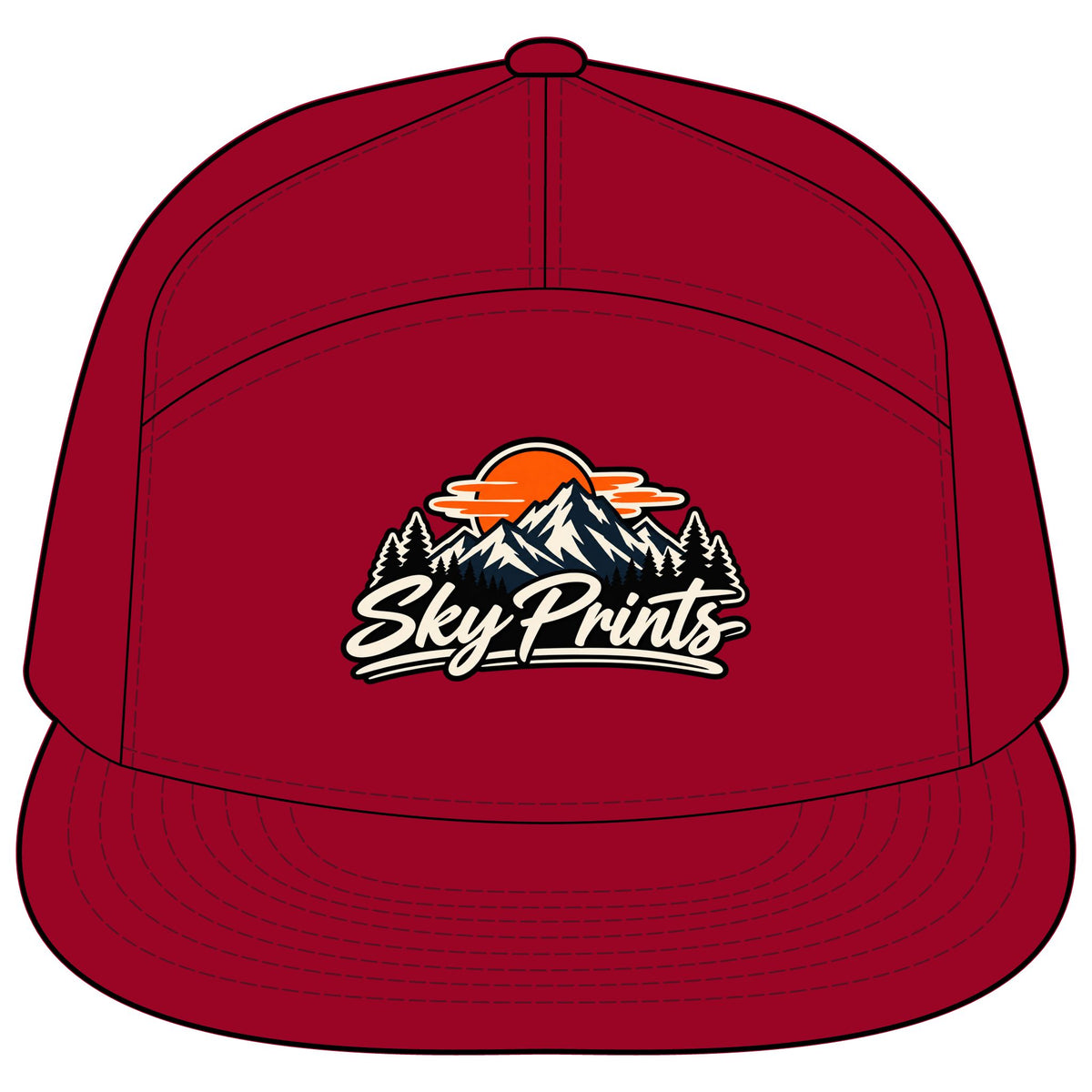 Custom Full-Color Richardson 168 7-Panel Trucker Hat — Upload Your Design