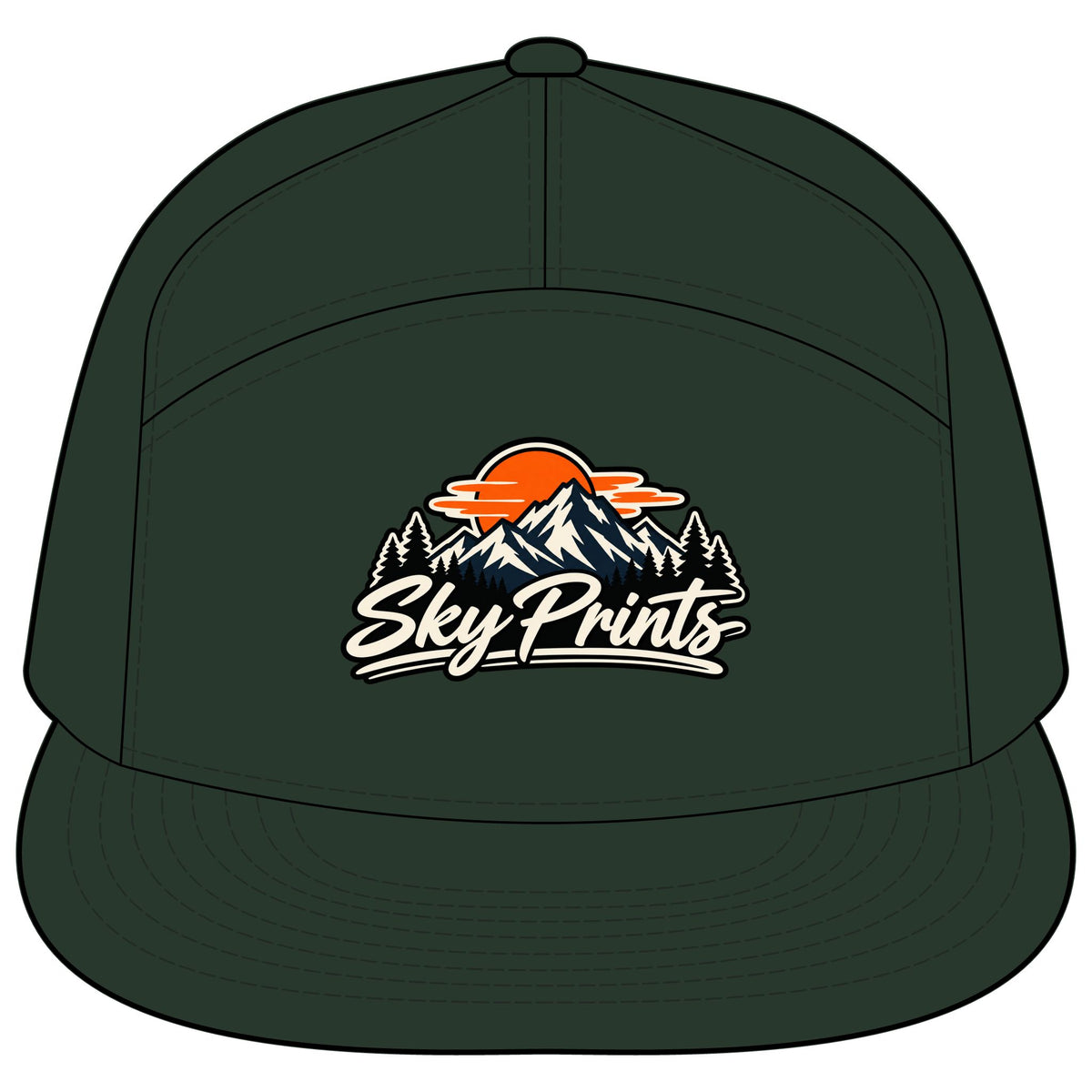 Custom Full-Color Richardson 168 7-Panel Trucker Hat — Upload Your Design