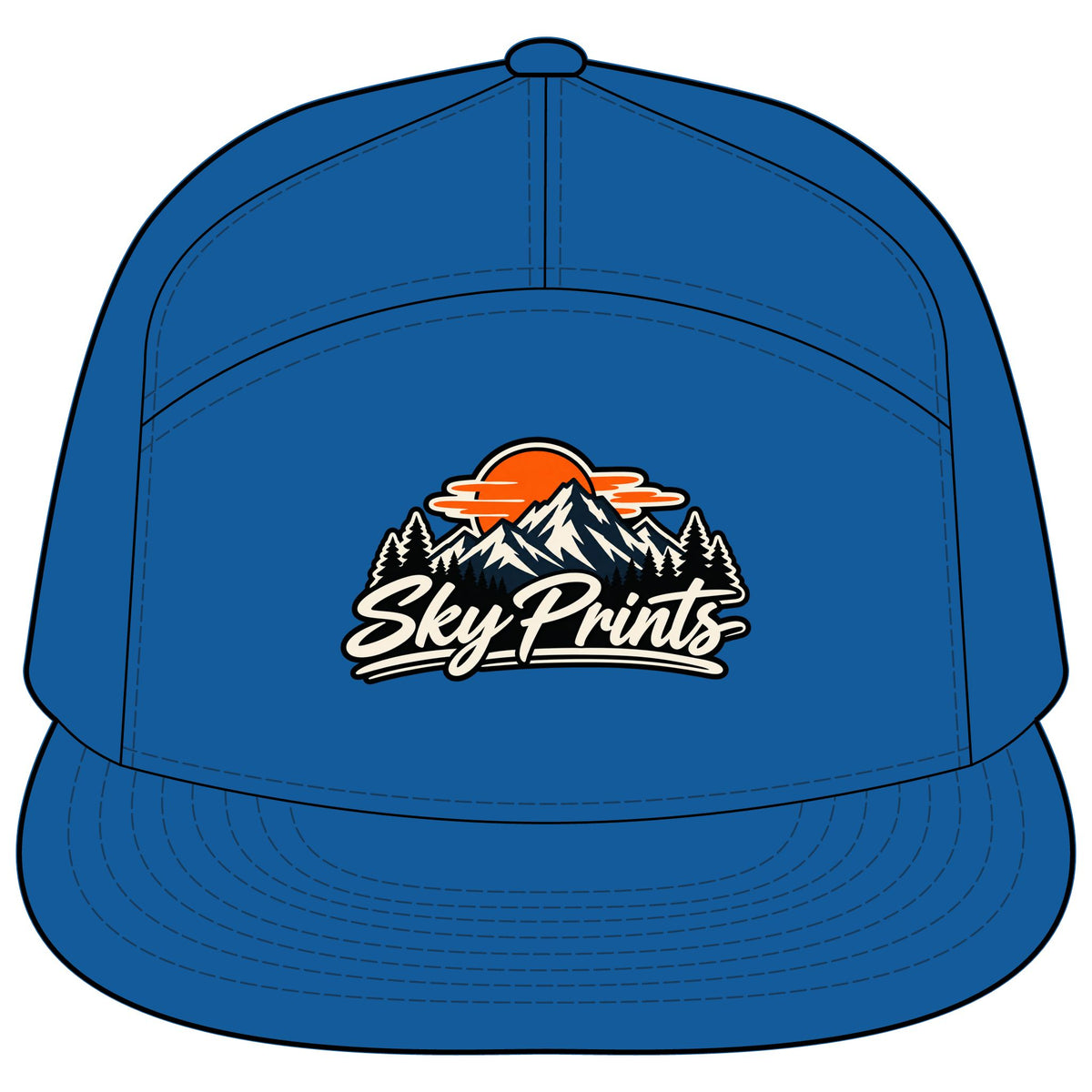 Custom Full-Color Richardson 168 7-Panel Trucker Hat — Upload Your Design