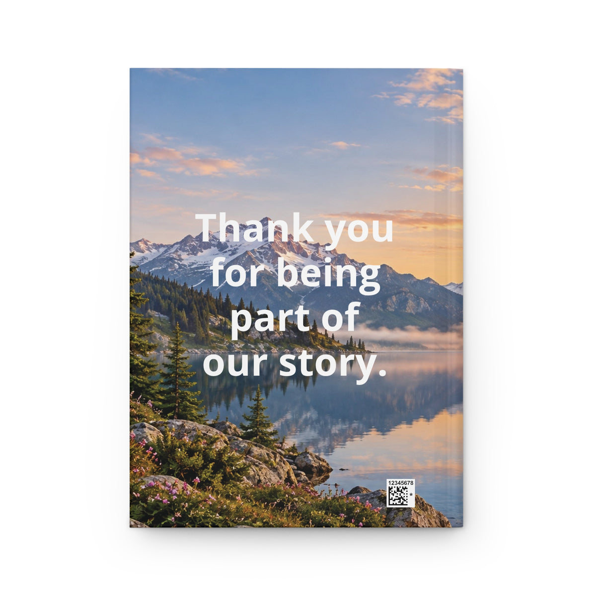 Personalized Mountain Sunrise Hardcover Journal