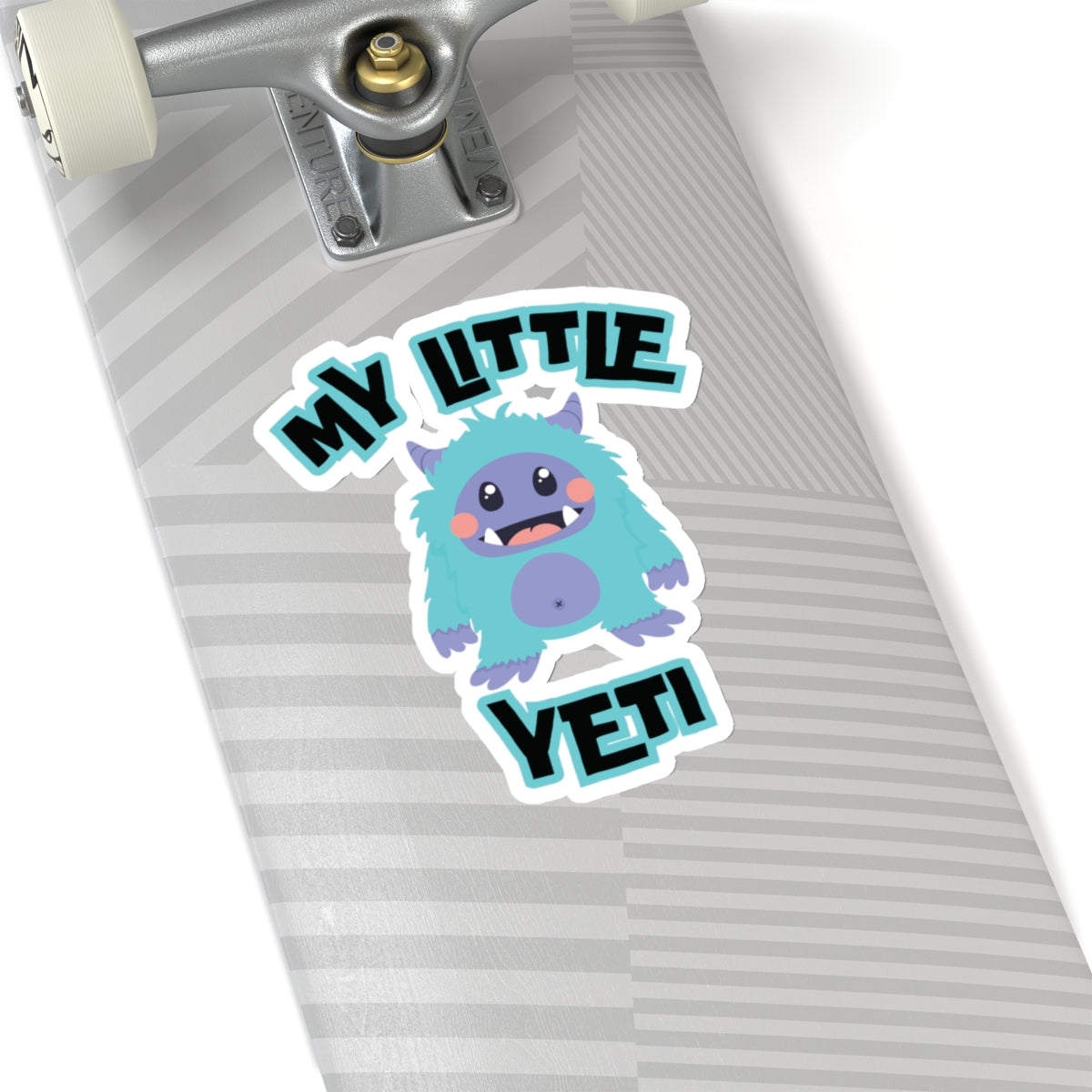 My Little Yeti Kiss-Cut Stickers - Cute Bigfoot Stickers, Adorable Sasquatch Stickers, Fun Cryptid Stickers, Whimsical Yeti Decals, Unique