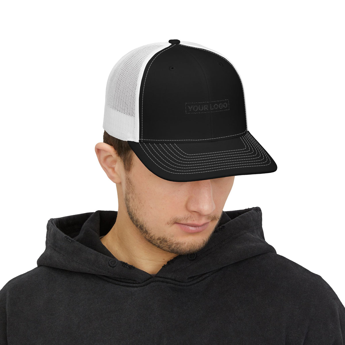 Custom Embroidered Richardson 112 Trucker Hat — Upload Your Logo
