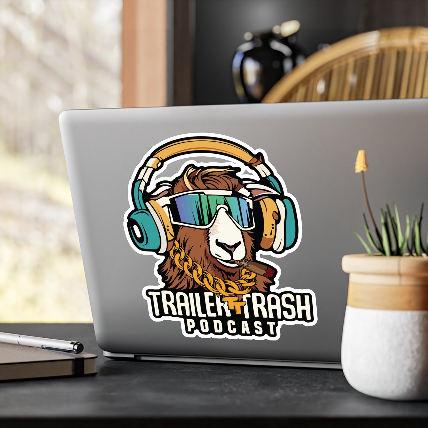 Vinyl Decal Sticker - Support the Trailer Trash Podcast