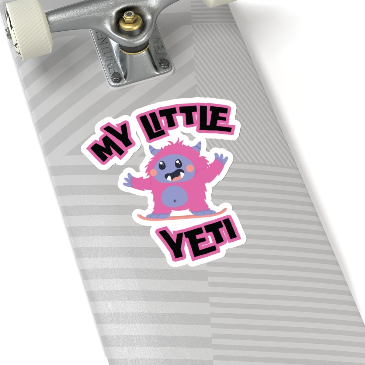 My Little Yeti Kiss-Cut Stickers - Cute Bigfoot Stickers, Adorable Sasquatch Stickers, Fun Cryptid Stickers, Whimsical Yeti Decals, Unique