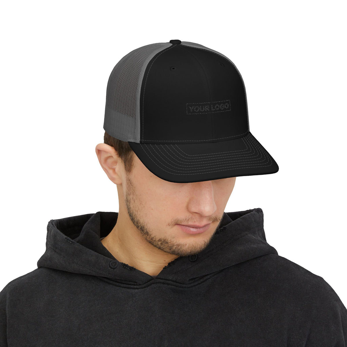 Custom Embroidered Richardson 112 Trucker Hat — Upload Your Logo