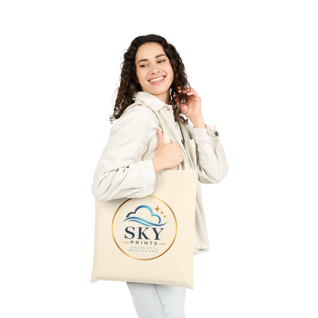 Personalized Cotton Canvas Tote Bag — Upload Your Design