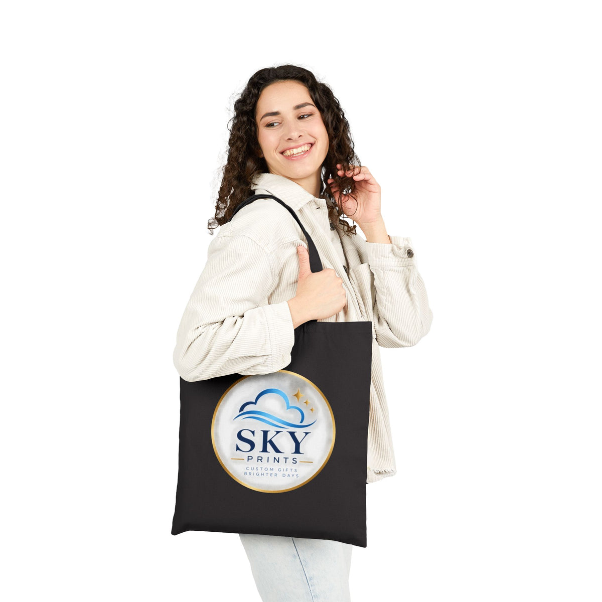 Personalized Cotton Canvas Tote Bag — Upload Your Design