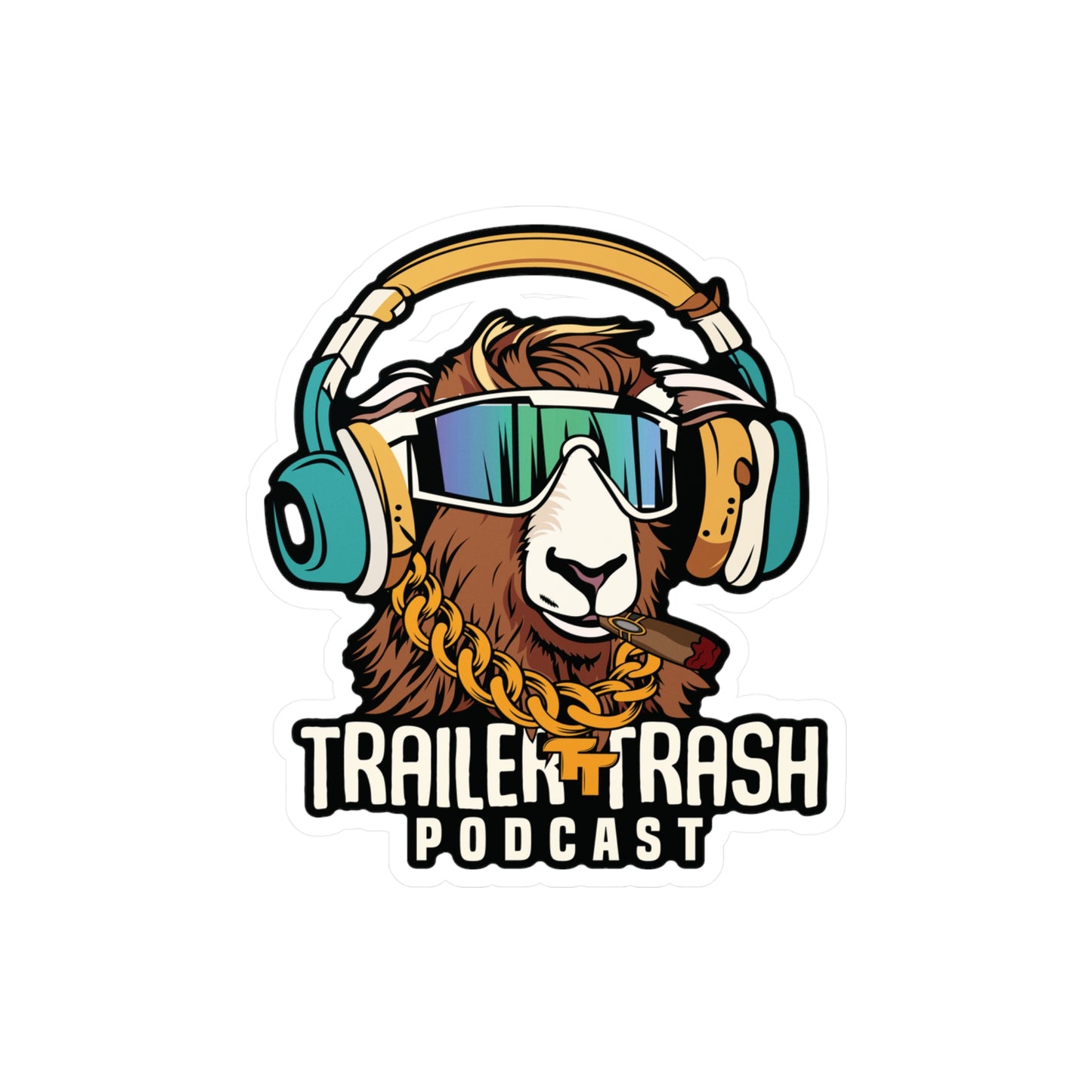 Vinyl Decal Sticker - Support the Trailer Trash Podcast