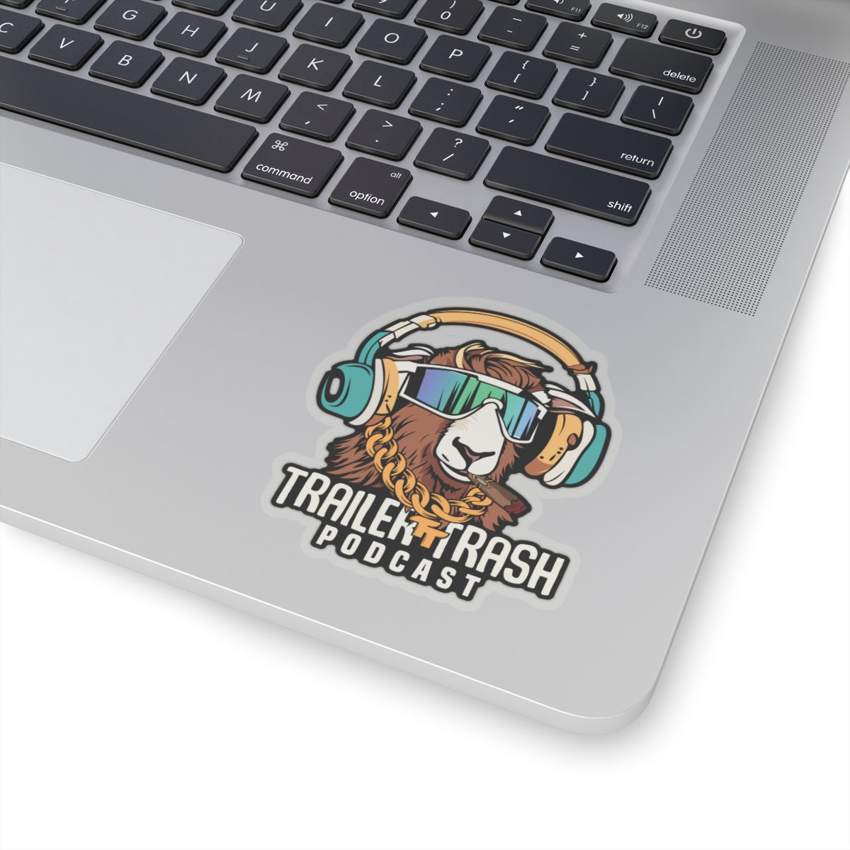 Support the Trailer Trash Podcast Kiss-Cut Stickers