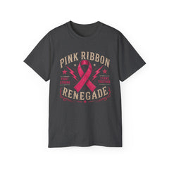 Pink Ribbon Renegade Tee — Breast Cancer Awareness Support T-Shirt