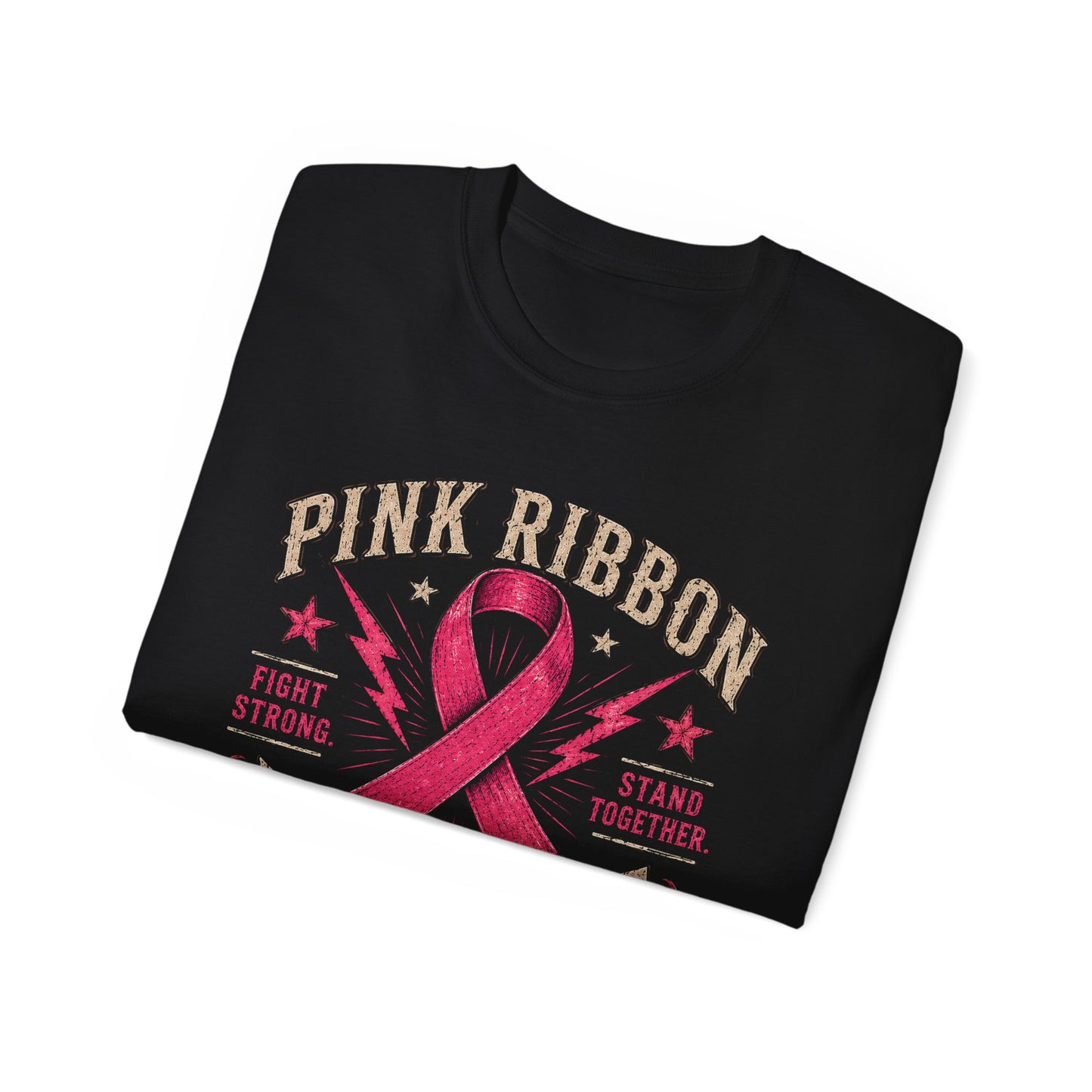Pink Ribbon Renegade Tee — Breast Cancer Awareness Support T-Shirt