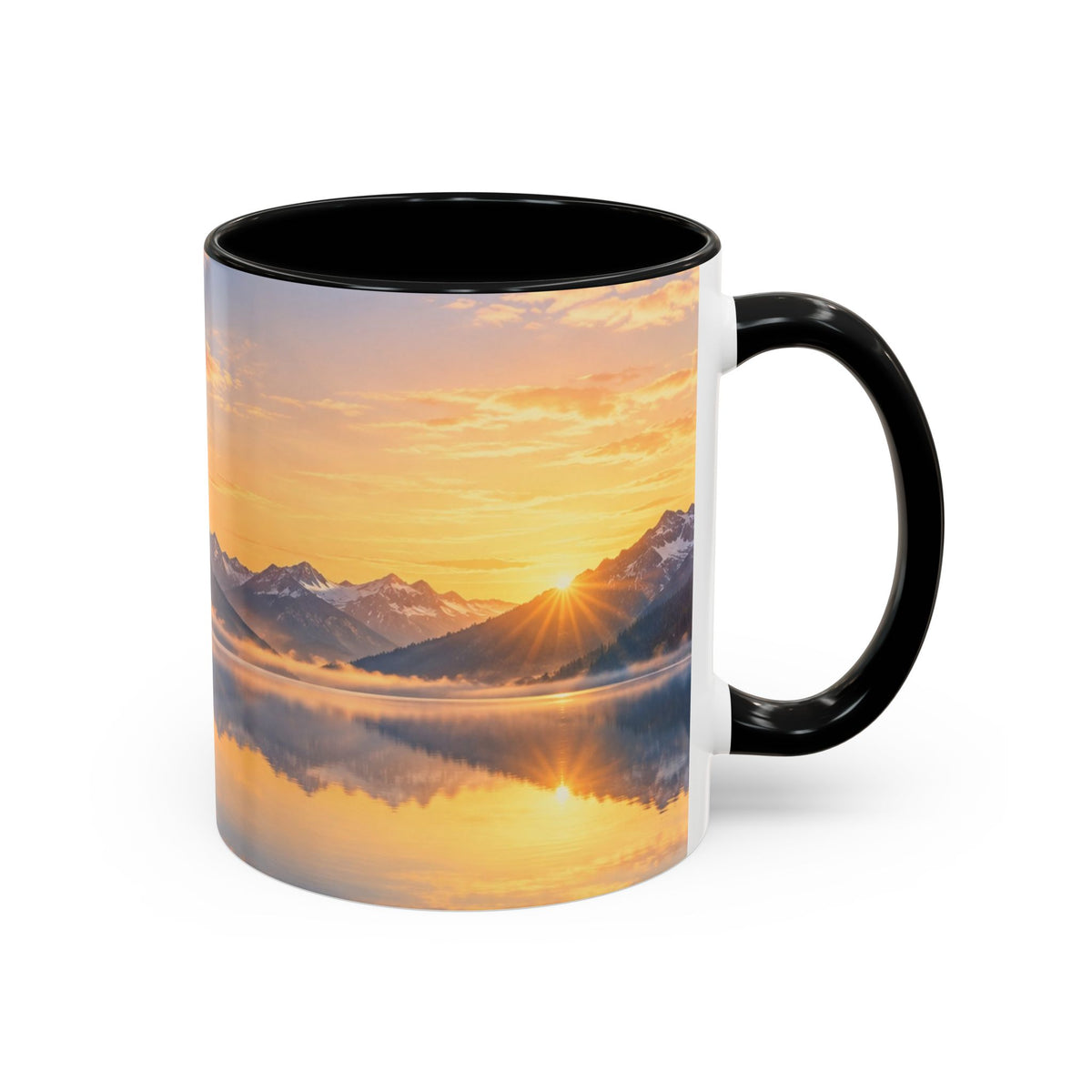 Personalized Accent Coffee Mug — Upload Your Photo or Design