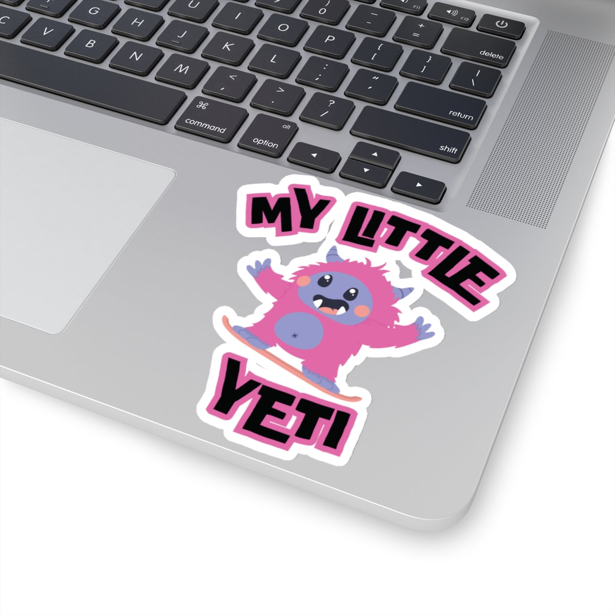 My Little Yeti Kiss-Cut Stickers - Cute Bigfoot Stickers, Adorable Sasquatch Stickers, Fun Cryptid Stickers, Whimsical Yeti Decals, Unique