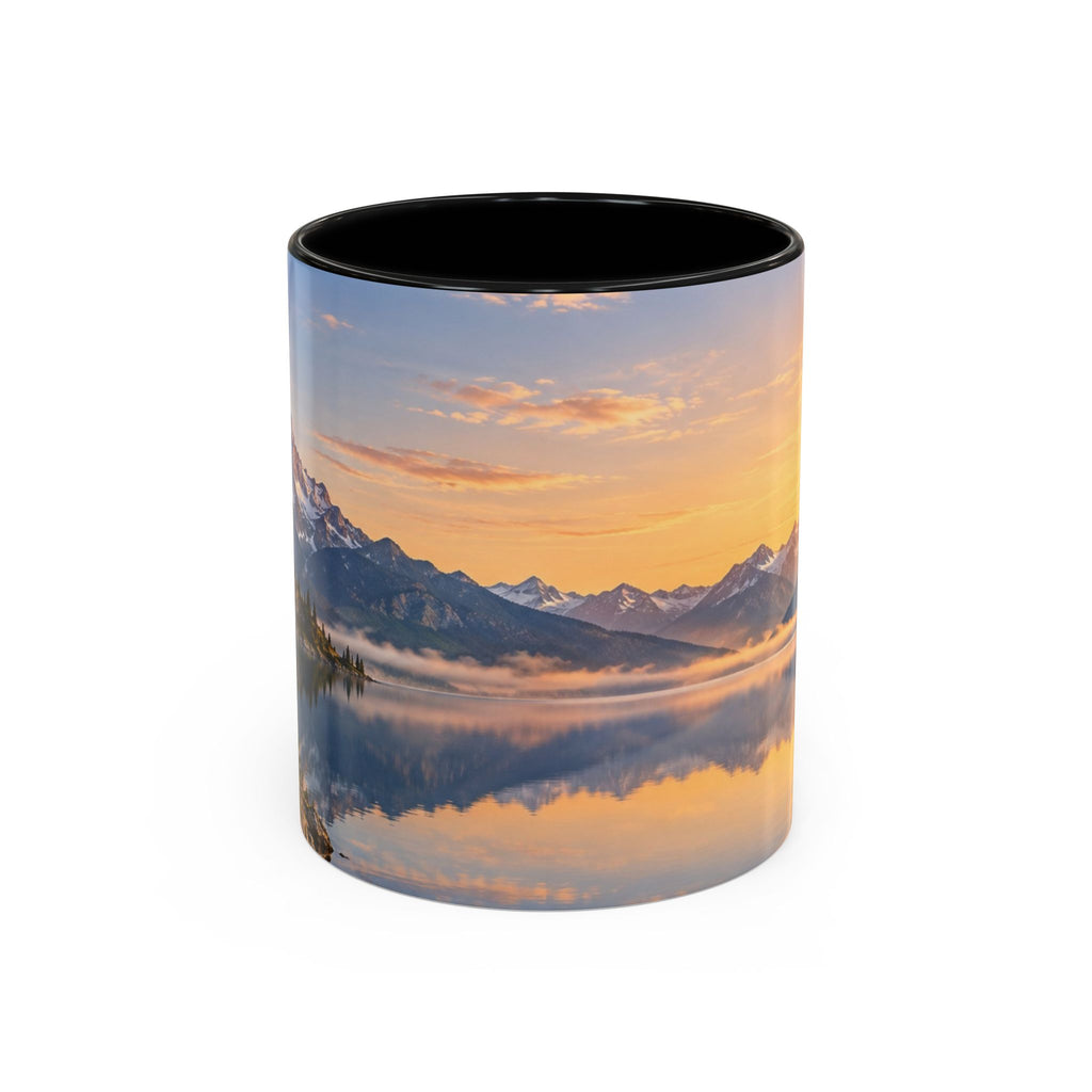 Personalized Accent Coffee Mug — Upload Your Photo or Design