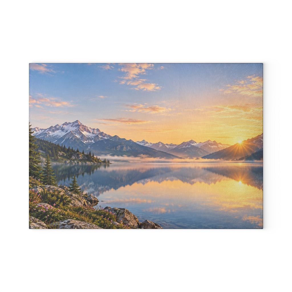 Personalized Glass Cutting Board — Upload Your Photo or Design