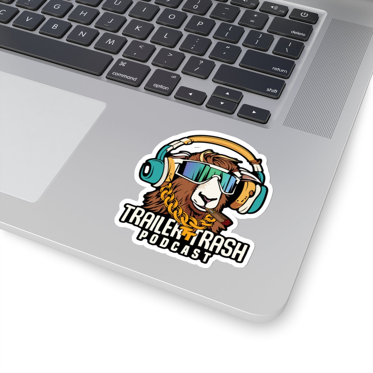 Support the Trailer Trash Podcast Kiss-Cut Stickers