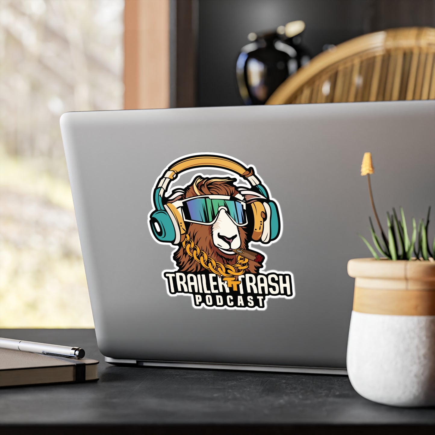 Vinyl Decal Sticker - Support the Trailer Trash Podcast