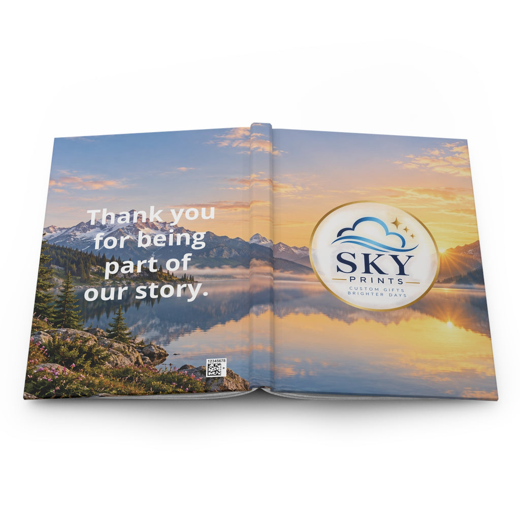 Personalized Mountain Sunrise Hardcover Journal