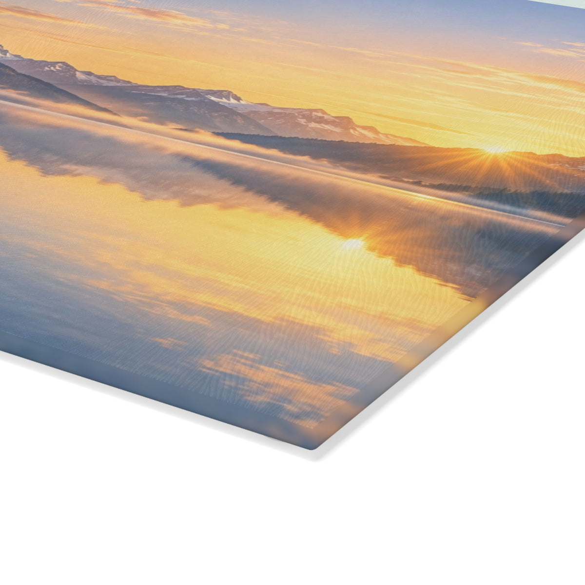 Personalized Glass Cutting Board — Upload Your Photo or Design