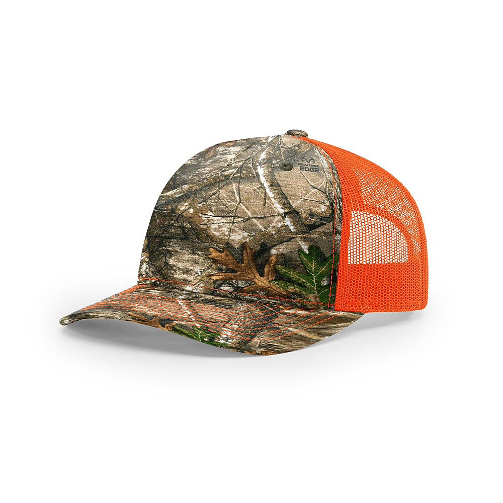 Printed Hat with Leather Patch