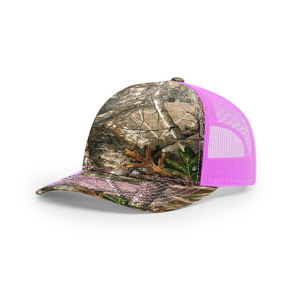 Printed Hat with Leather Patch