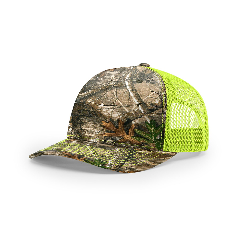 Printed Hat with Leather Patch