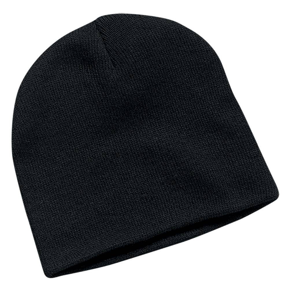 Full-Color UV Leatherette Patch Beanie — Sportsman SP08