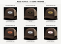Richardson 112 acrylic patch hat six core finish mockups